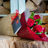 BOUQUET 6 ROSAS ROJAS ESPECIALES