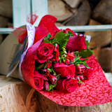 BOUQUET 6 ROSAS ROJAS ESPECIALES