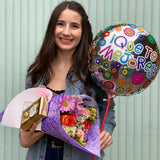 PACK SILVESTRE + CHOCOLATE FERRERO ROCHER + GLOBO