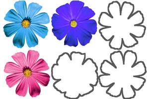 Dibujos de flores para colorear