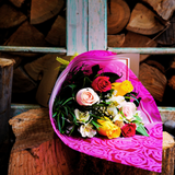 BOUQUET 6 ROSAS COLORES