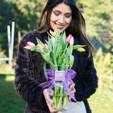 FLORERO DE TULIPANES