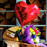 PACK SILVESTRE + CHOCOLATE FERRERO ROCHER + GLOBO