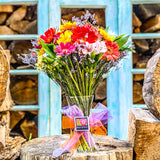 FLORERO DE GERBERAS